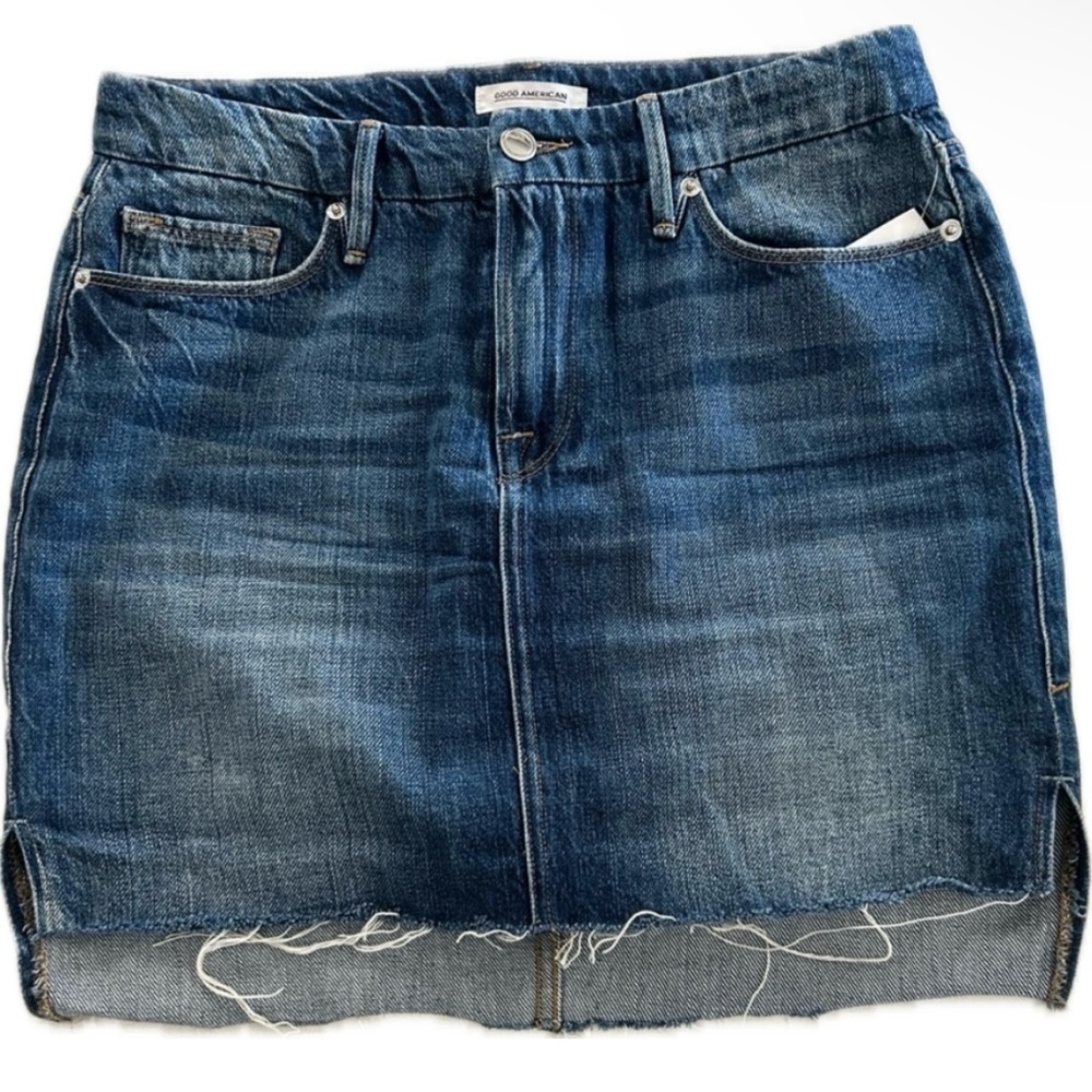 Good American Denim Skirt